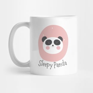 Sleeping Panda T-Shirt - Cute Women's Sleepy Panda T Shirt Mug